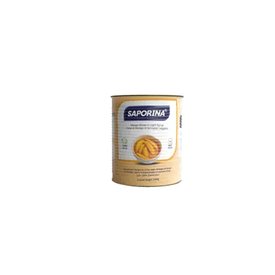 Mango en almíbar Saporina &mdash; lata A10 (3 kg) catering