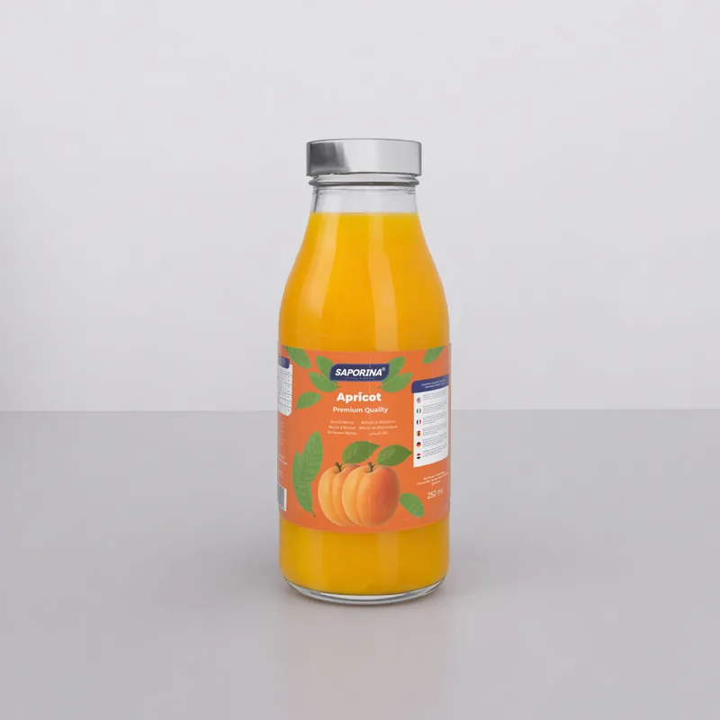 Apricot Nectar Glass Bottle