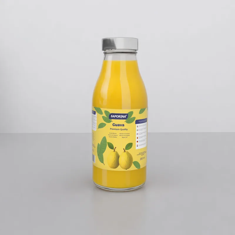 Guava Nectar Glass Bottle