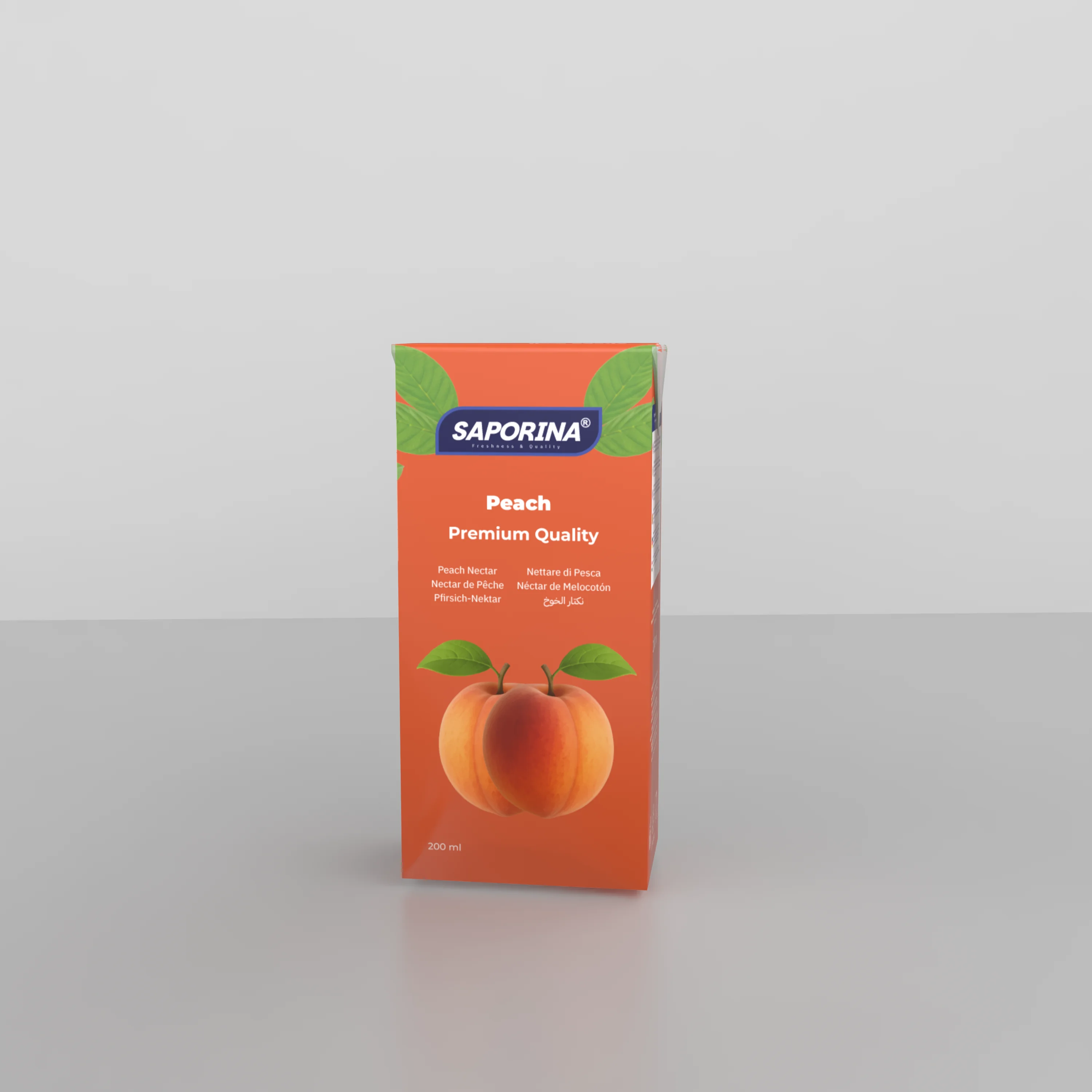 Peach Nectar Tetra Pak