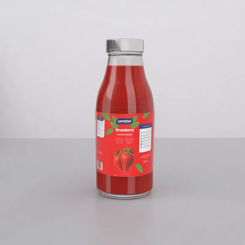 Strawberry Nectar Glass Bottle