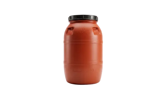 Fût industriel HDPE 235 L à vis large pour bouquets de chou-fleur au vinaigre