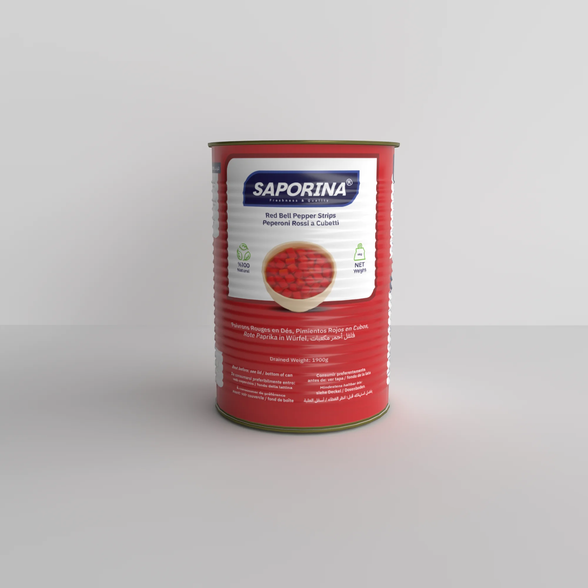 Bell Pepper Diced A12 Tin