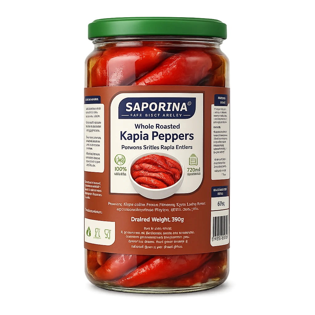 Roasted Kapia Whole 720ml Glass Jar