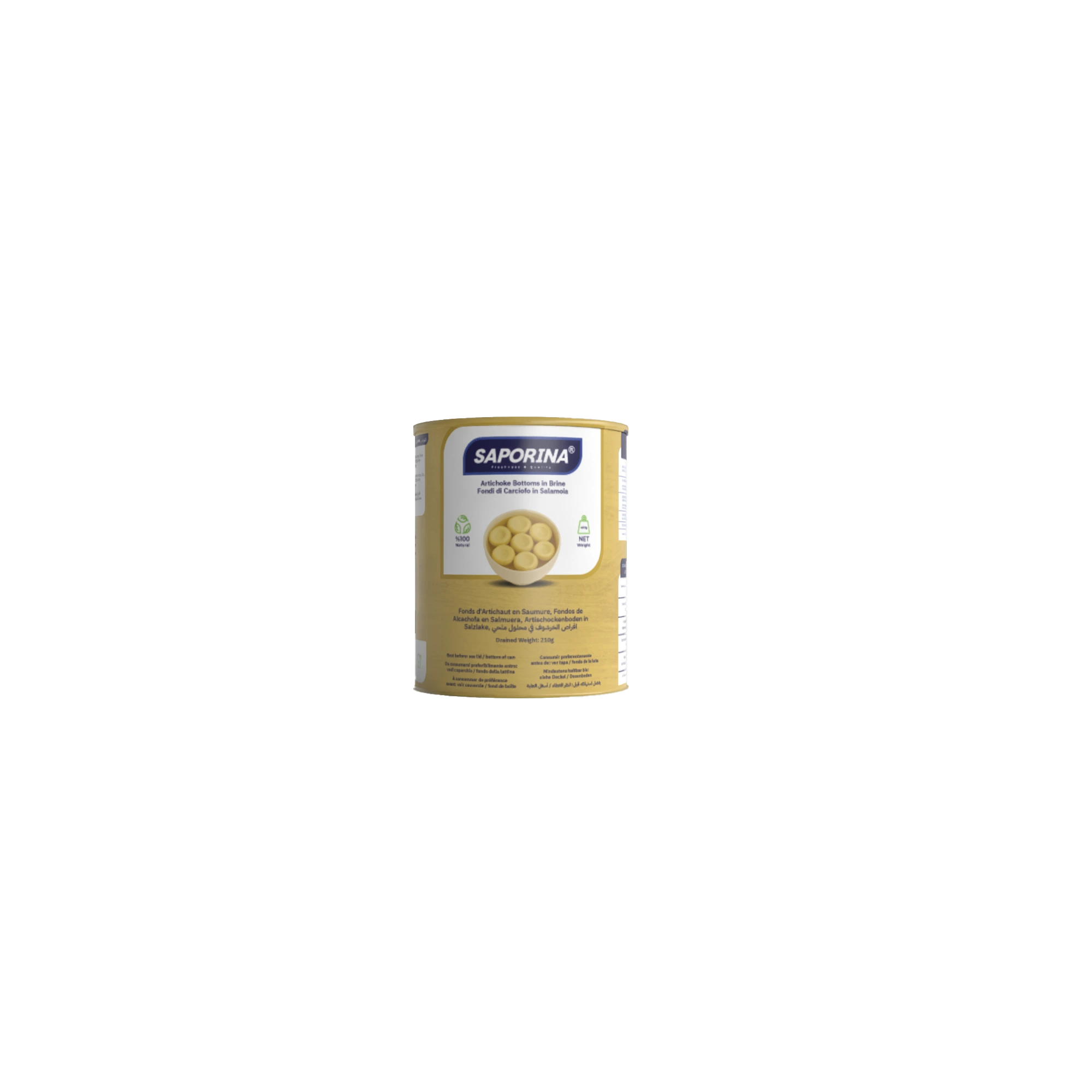Bases de alcachofa &mdash; lata 1/2 kg