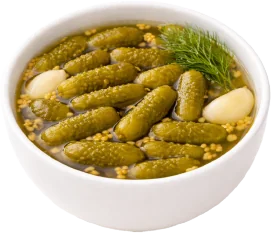 Crunchy Pickled Gherkins