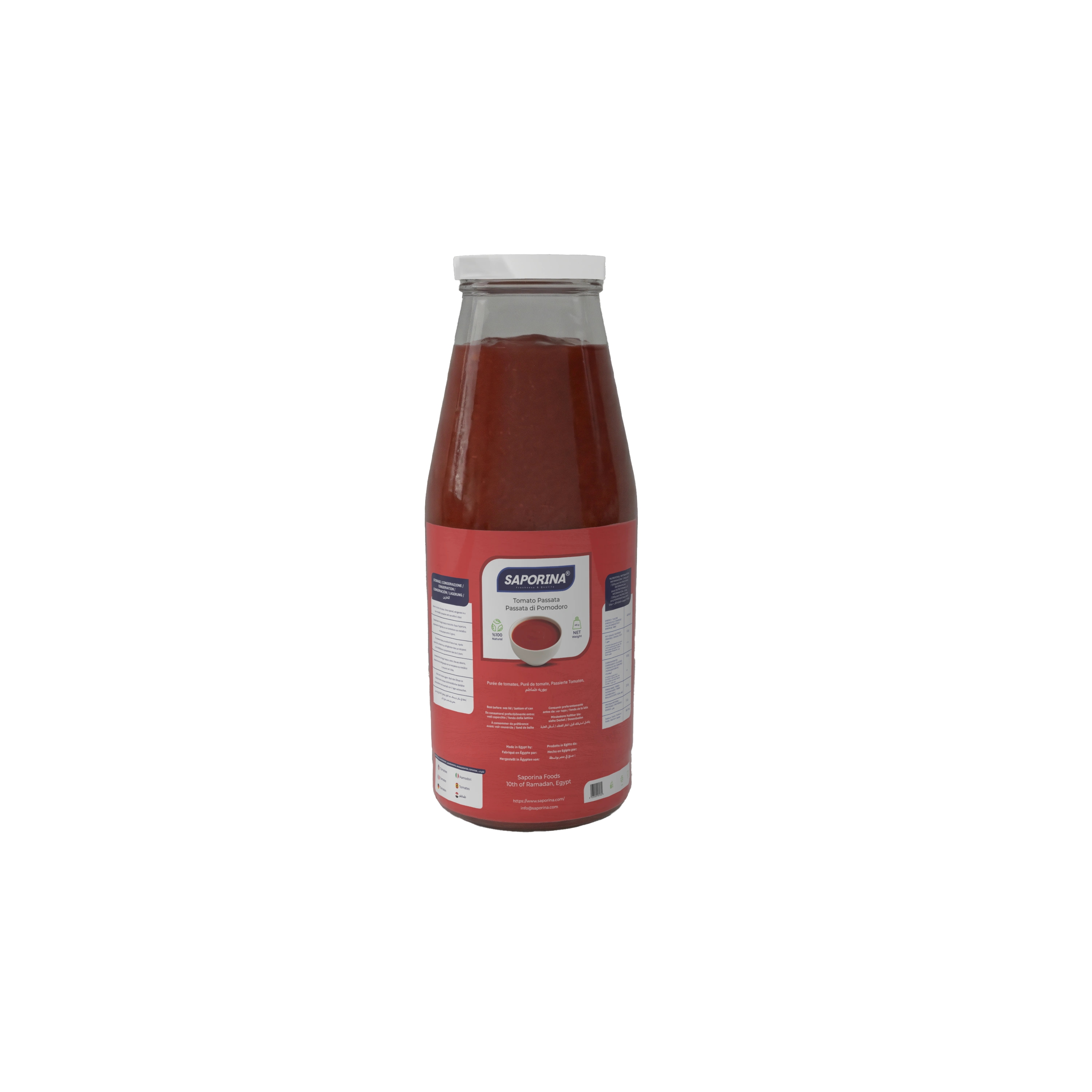 Saporina passata di pomodoro, bottiglia di vetro 410 g