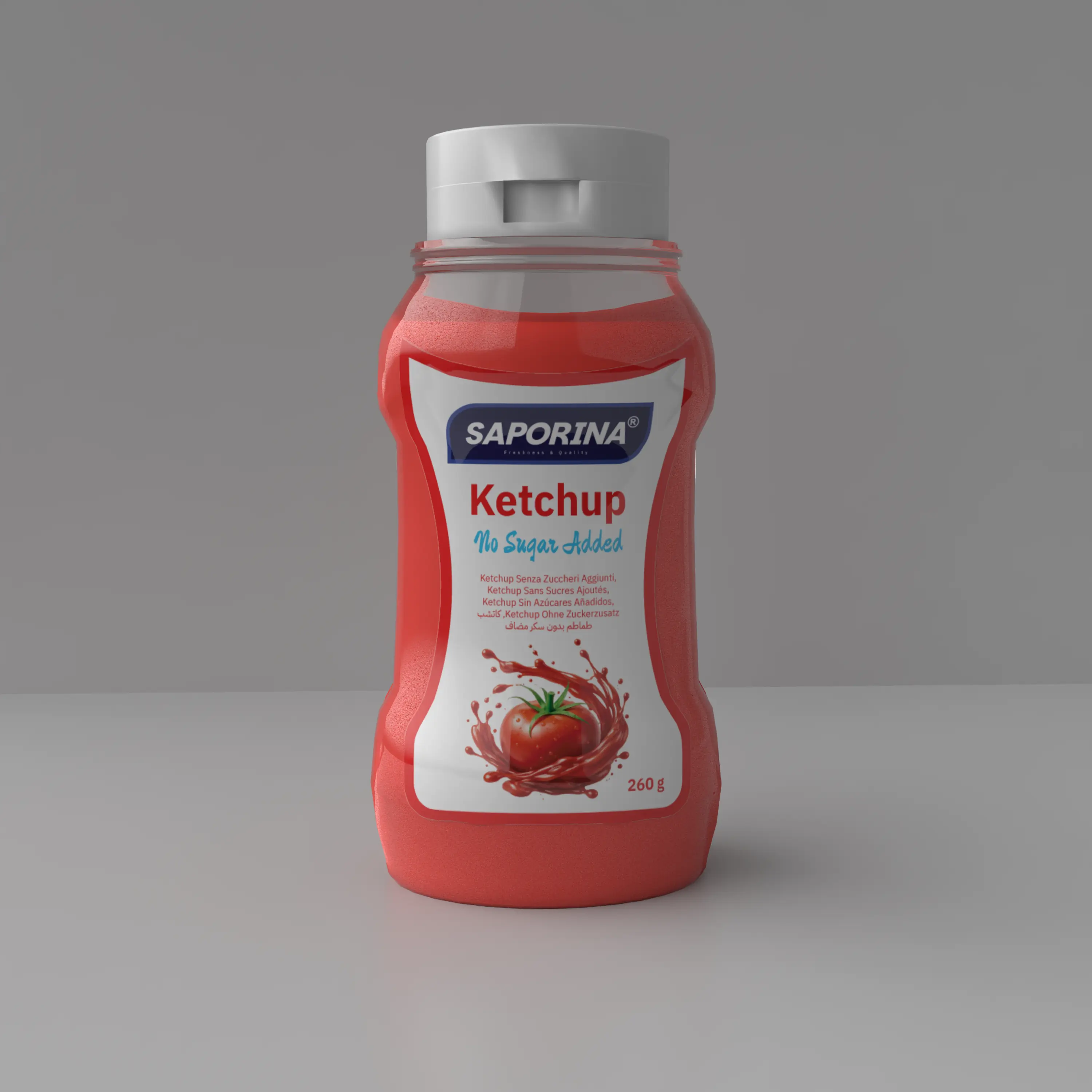 No Sugar Added Ketchup Bottle