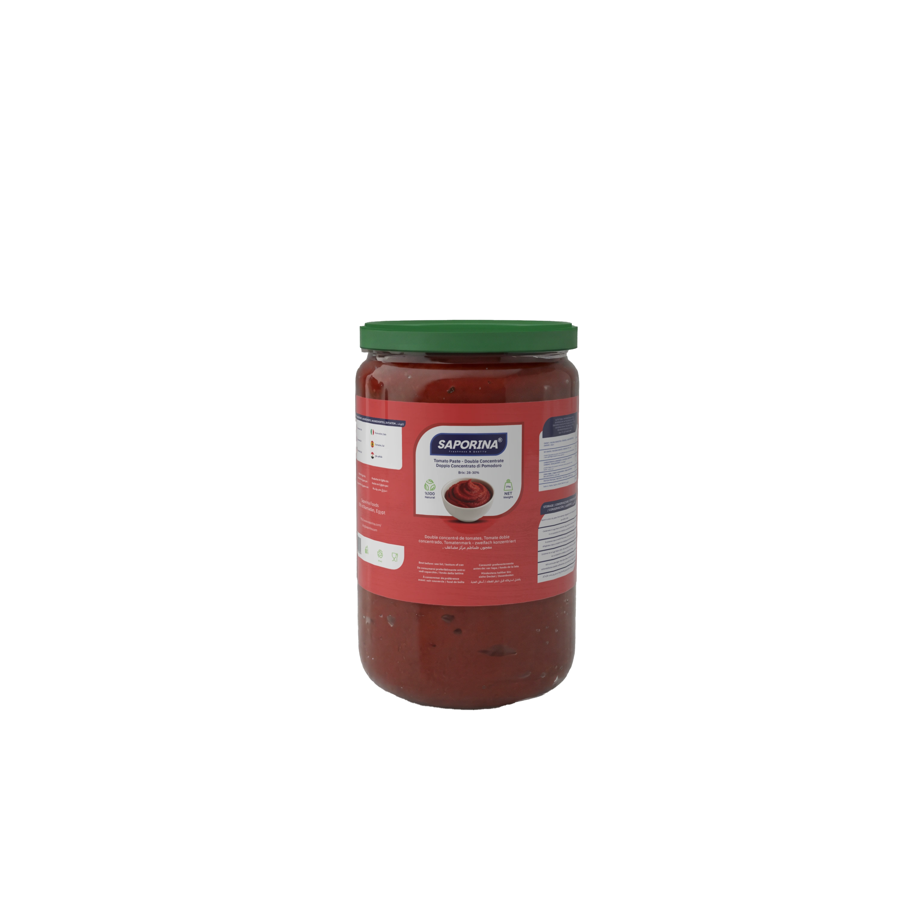 Saporina Tomatenmark Glas 350 g