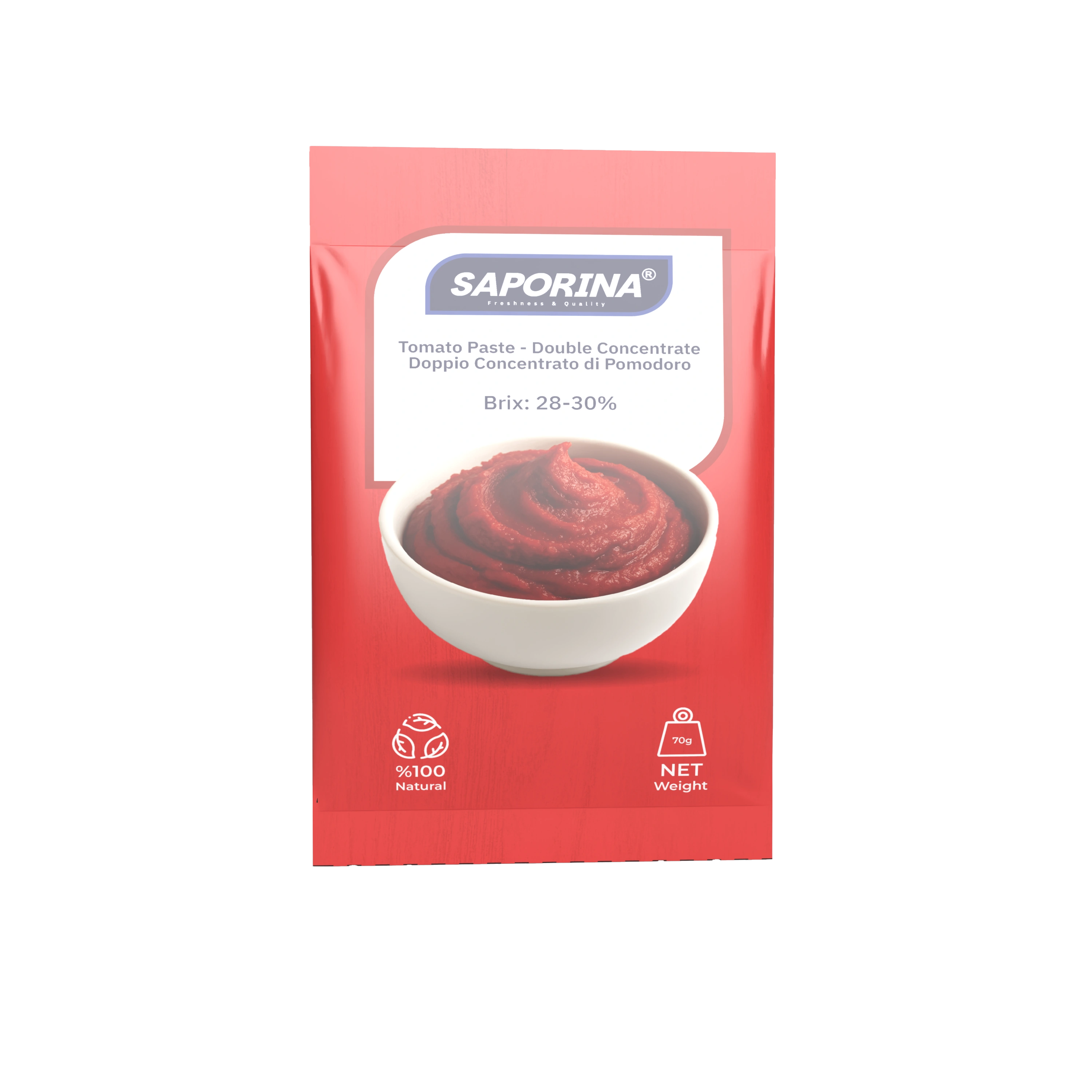 Saporina concentrato di pomodoro bustina 70 g