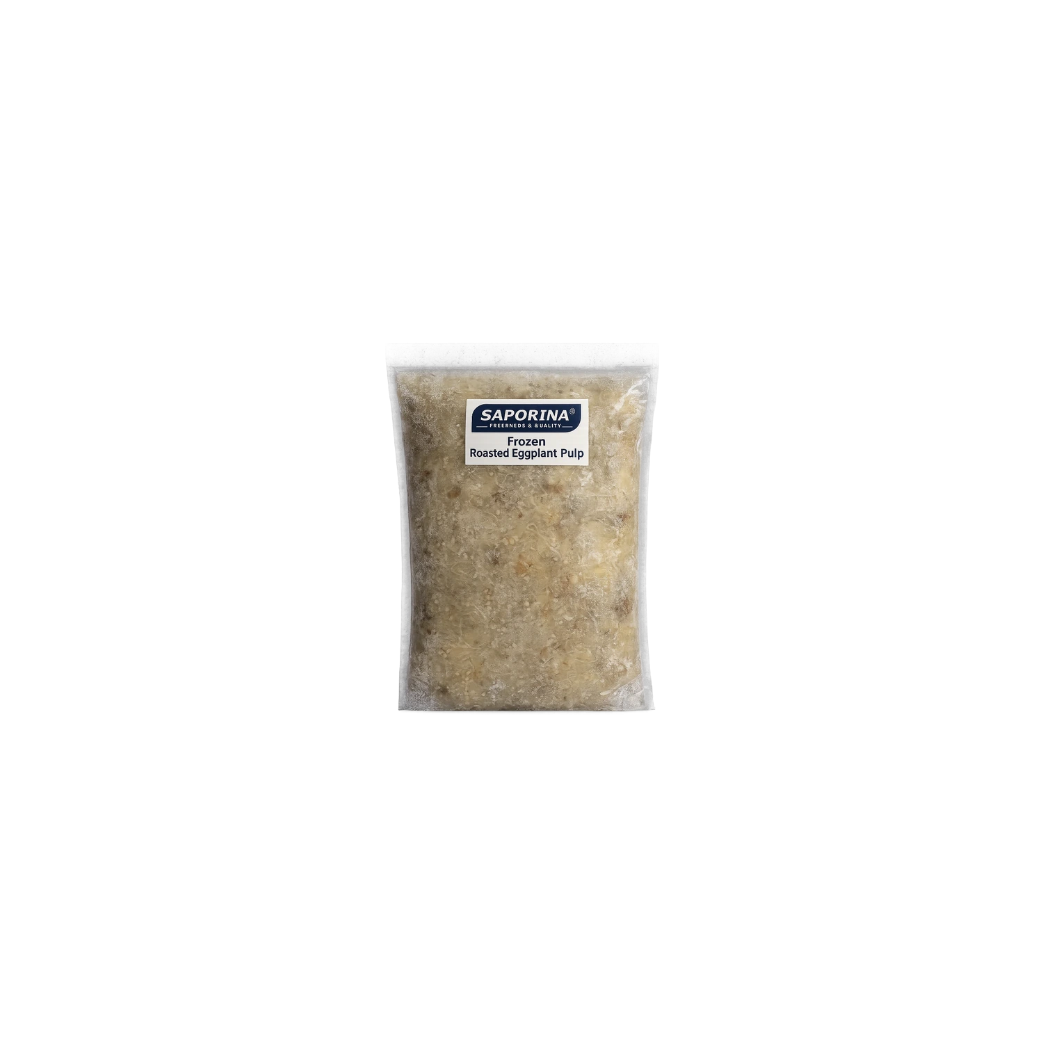 Frozen Roasted Eggplant Pulp 2.5 Kg Bag